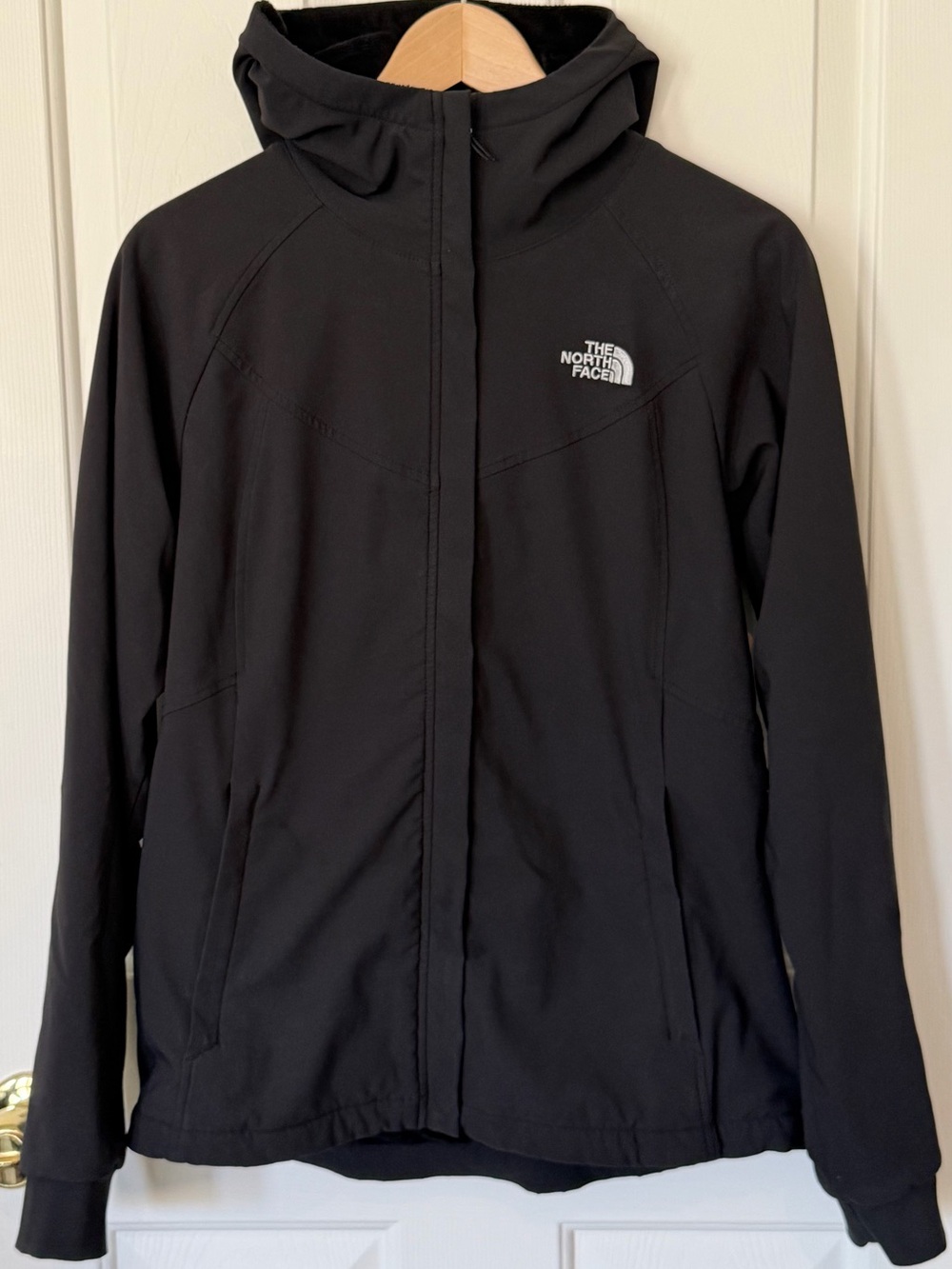 The North Face Black Hooded Softshell